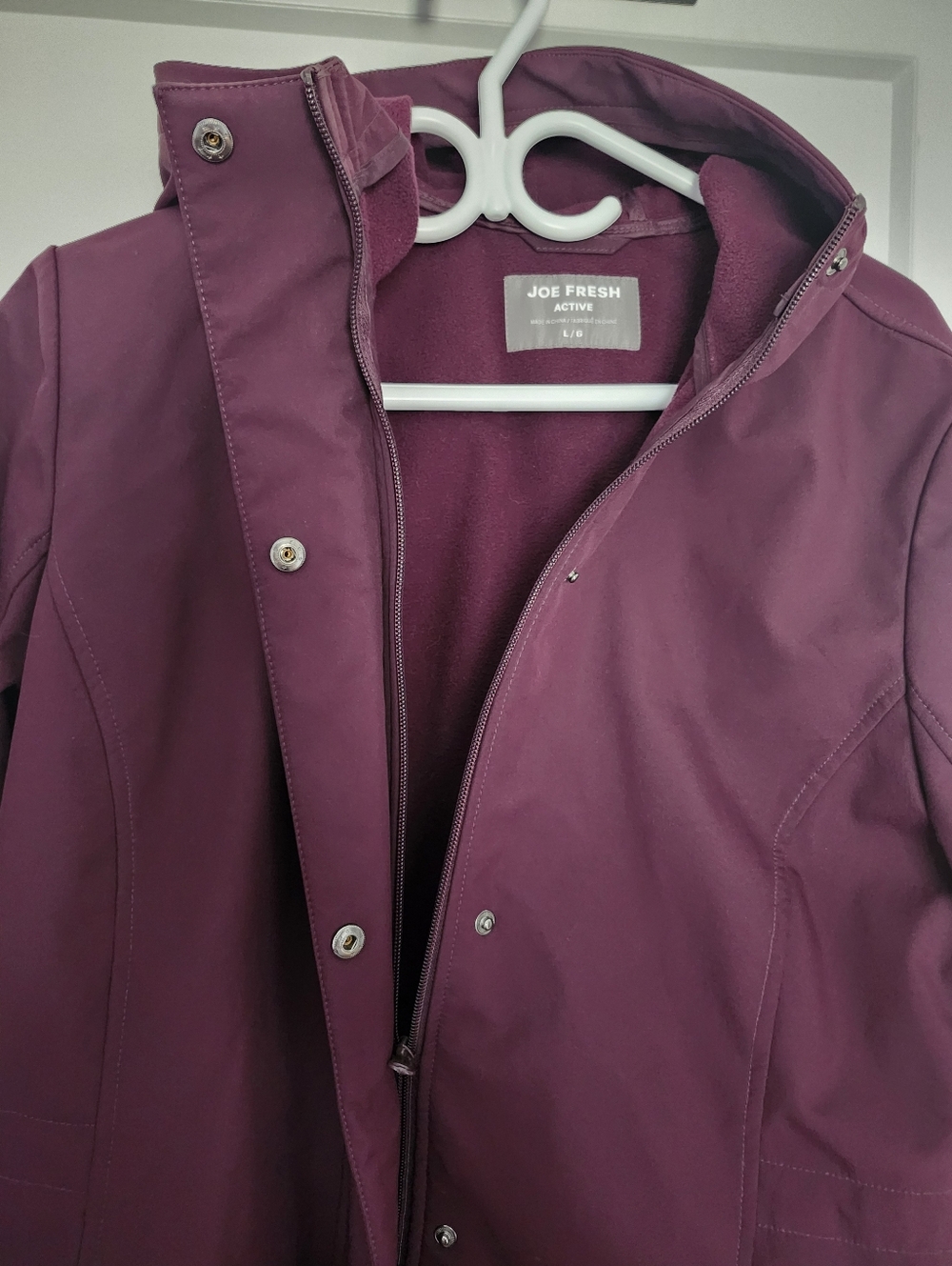 Purple Water Resistent Fall/Spring Jacket - Picture 3 of 11